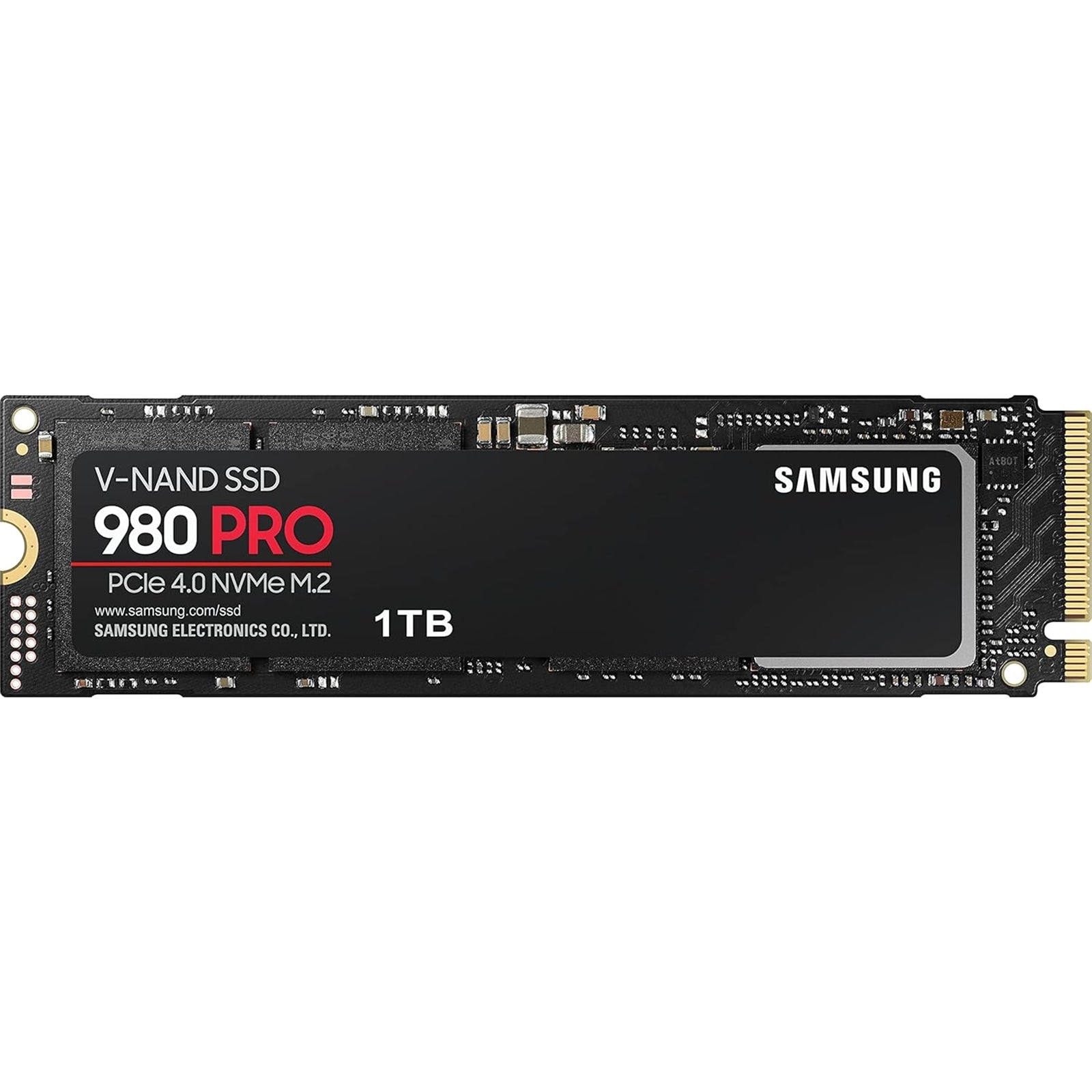 Samsung 980 PRO (MZ-V8P1T0BW)1TB NVMe SSD, M.2 Interface, PCIe Gen4, 2280, Read 7000MB/s, Write 6000MB/s, 5 Year Warranty