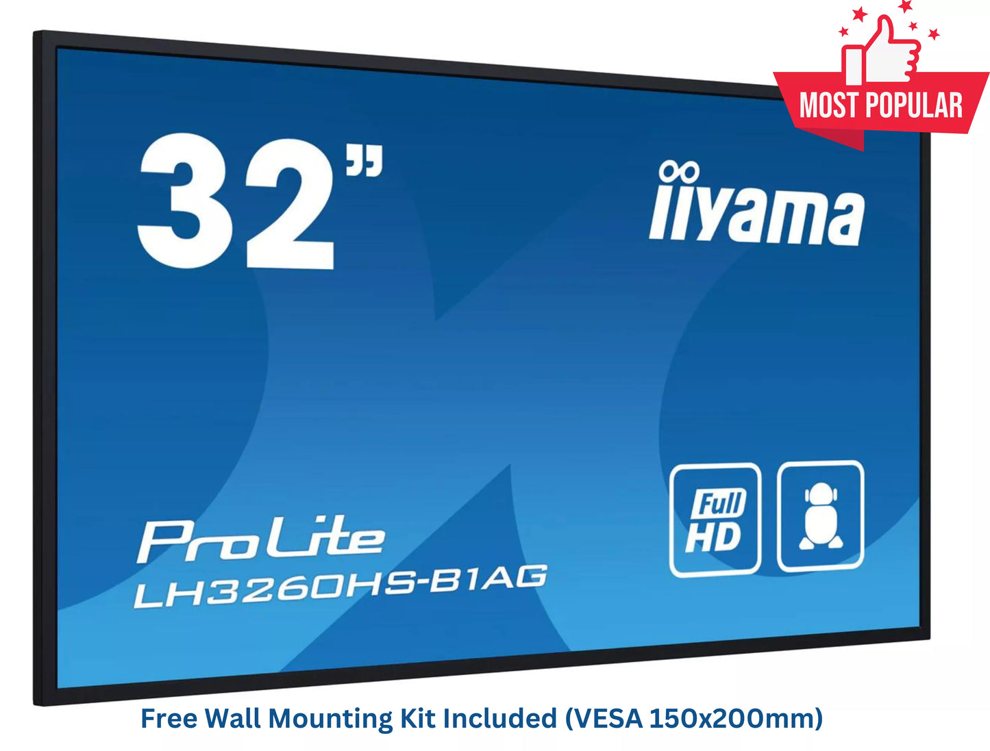 iiyama ProLite LH3260HS-B1AG 32" Full HD Professional Digital Signage Display