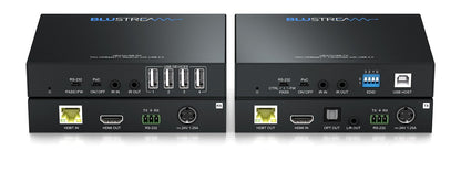 Blustream HEX70USB-KIT AV extender AV transmitter & receiver Black