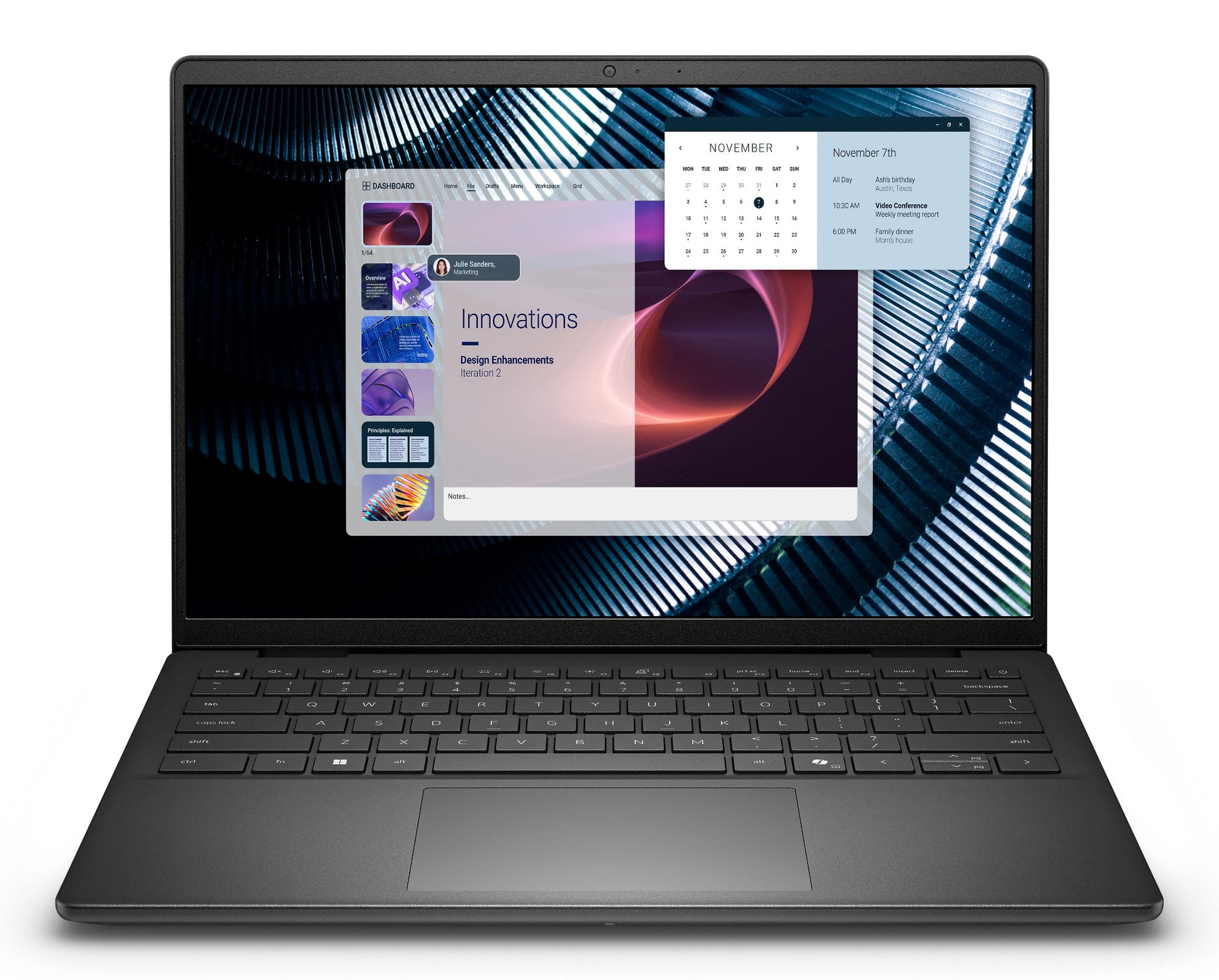DELL Pro 14 Essential PV14250 Intel Core 7 150U Laptop 35.6 cm (14") Full HD+ 16 GB DDR5-SDRAM 512 GB SSD Wi-Fi 6 (802.11ax) Windows 11 Pro UK English Black