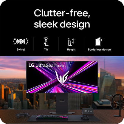 LG 34GX900A-B computer monitor 86.4 cm (34") 3440 x 1440 pixels Wide Quad HD OLED Black
