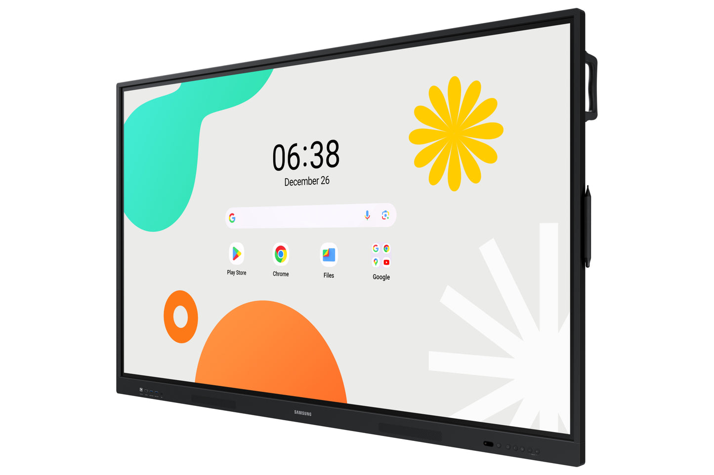 Samsung WA65F interactive whiteboard 165.1 cm (65") 3840 x 2160 pixels Touchscreen Black