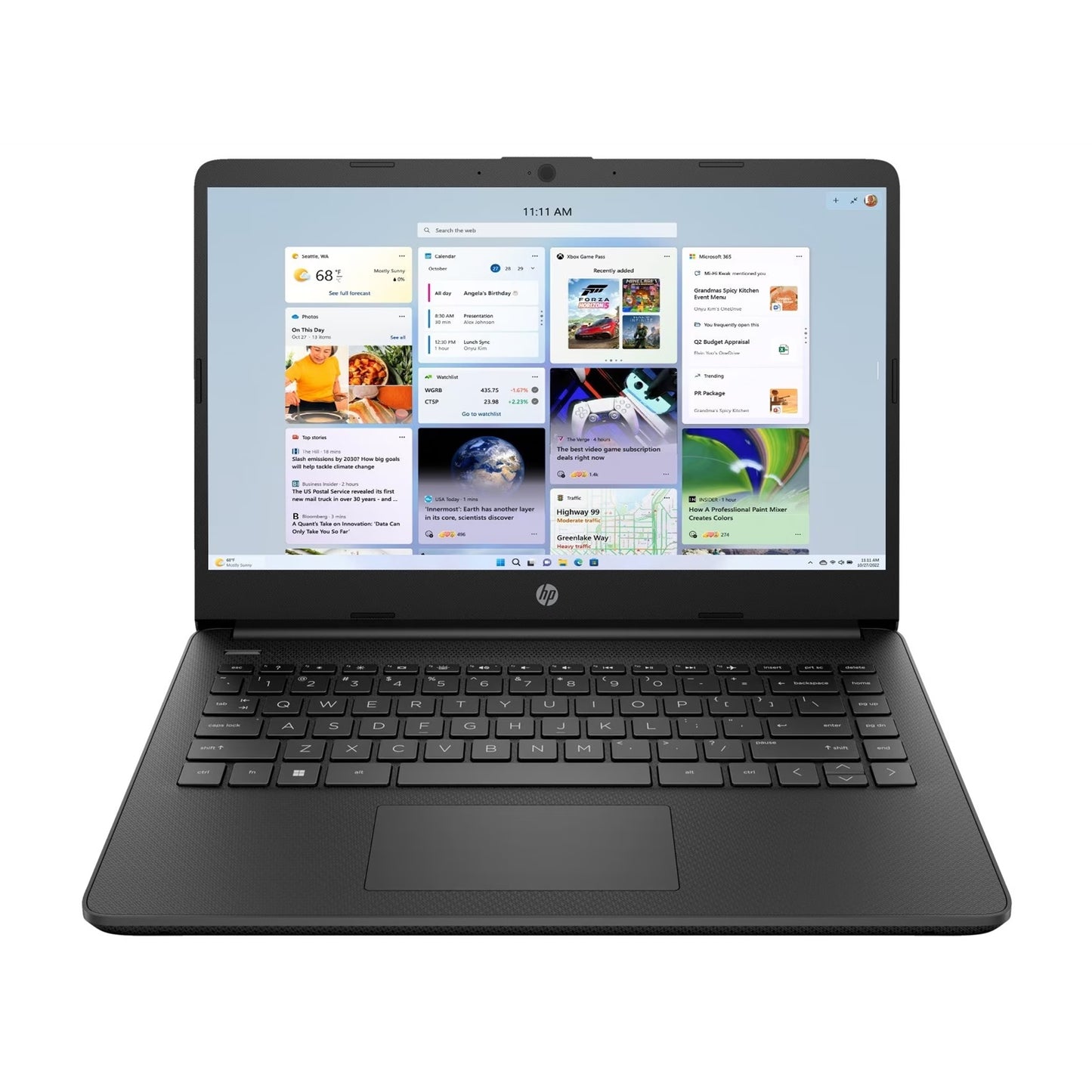 HP 14s-dq5008na Laptop, 14 Inch Full HD 1080p Screen, Intel Core i5-1235U 12th Gen, 8GB RAM, 512GB SSD, Windows 11 Home, Black