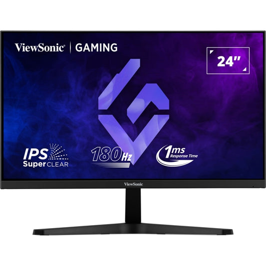 Viewsonic VX24G1-HD 24 Inch Full HD IPS Gaming Monitor, 1920x1080 resolution, 180Hz, HDMI, DisplayPort, 1ms, Freesync, VESA