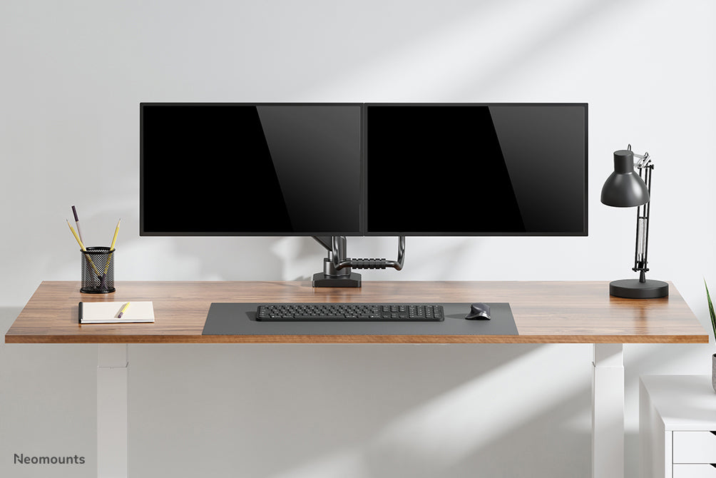 Neomounts DS75-450BL2 Monitor arm 17-32" - gas spring - Topfix - 180°-stop