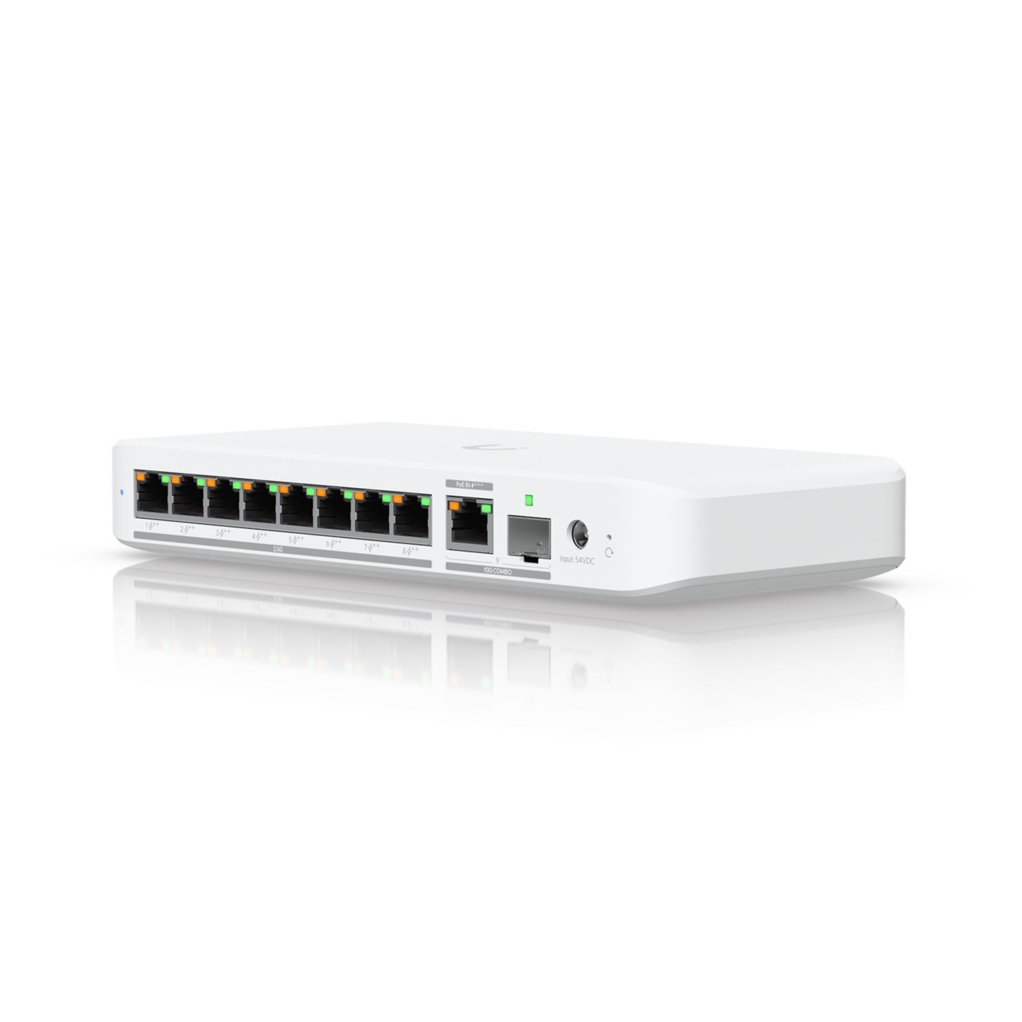 Ubiquiti USW-FLEX-2.5G-8-POE UniFi Flex 2.5G Ultra Compact 8 Port POE/USB-C Powered POE++ Managed Switch