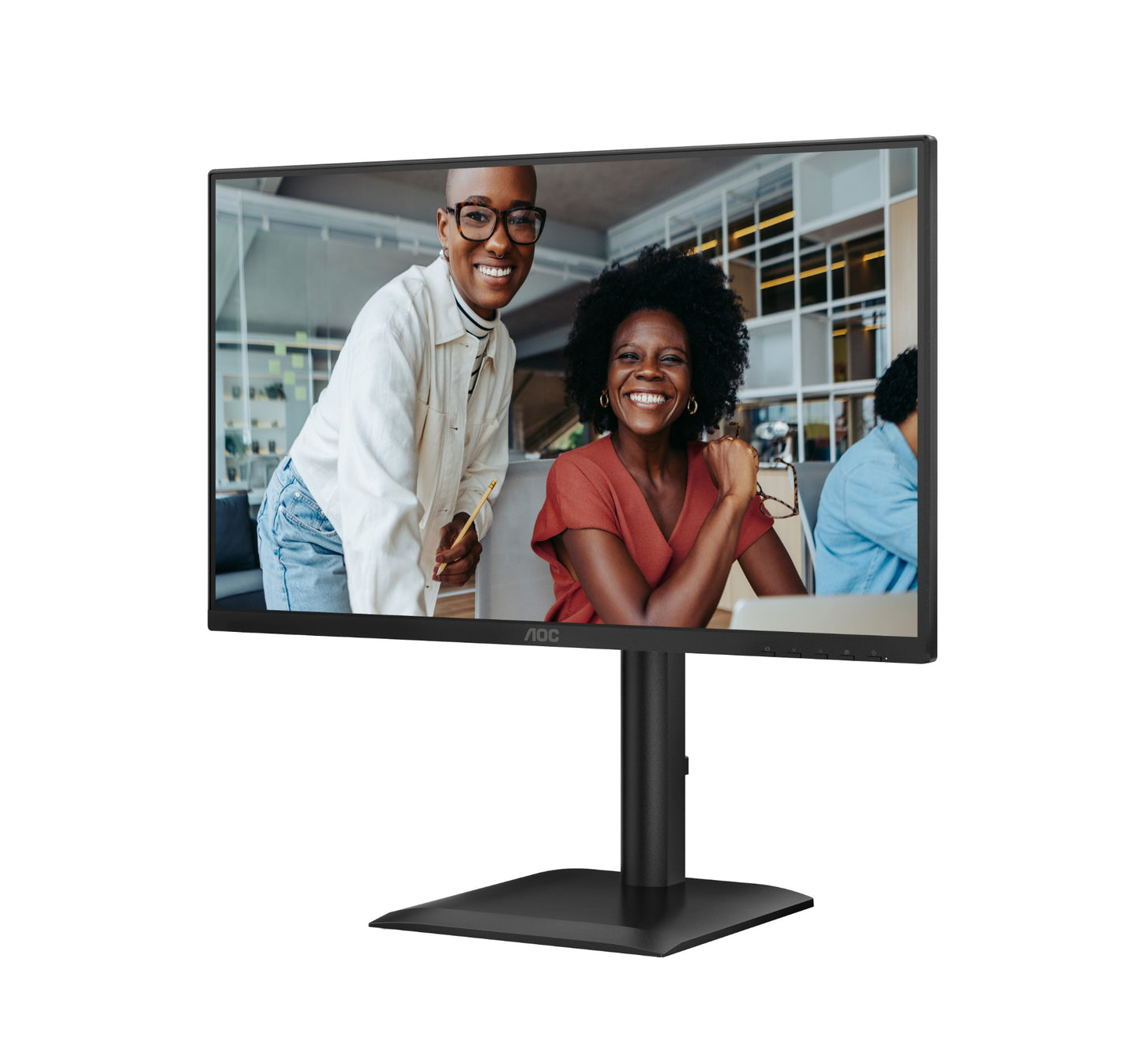 AOC E4 24E4CV computer monitor 60.5 cm (23.8") 1920 x 1080 pixels Full HD LED Black