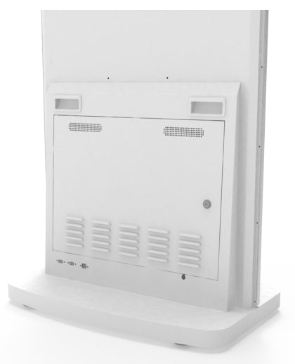 Allsee Technologies L55HD9-TW Signage Display Totem design 139.7 cm (55") LCD Wi-Fi 450 cd/m² Full HD White Touchscreen Built-in processor Android 7.1 24/7