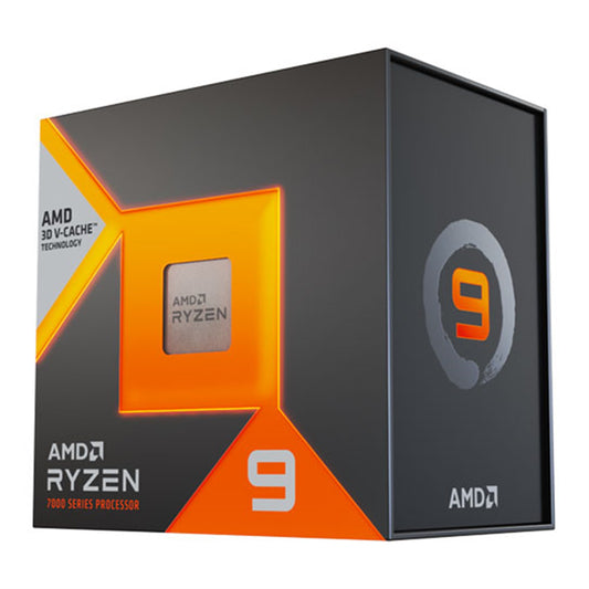 AMD Ryzen 9 7950X3D 4.2GHz 16 Core AM5 Processor, 32 Threads, 4.2GHz up to 5.7GHz Boost, 144MB Cache, 120W, No Fan, Radeon Graphics