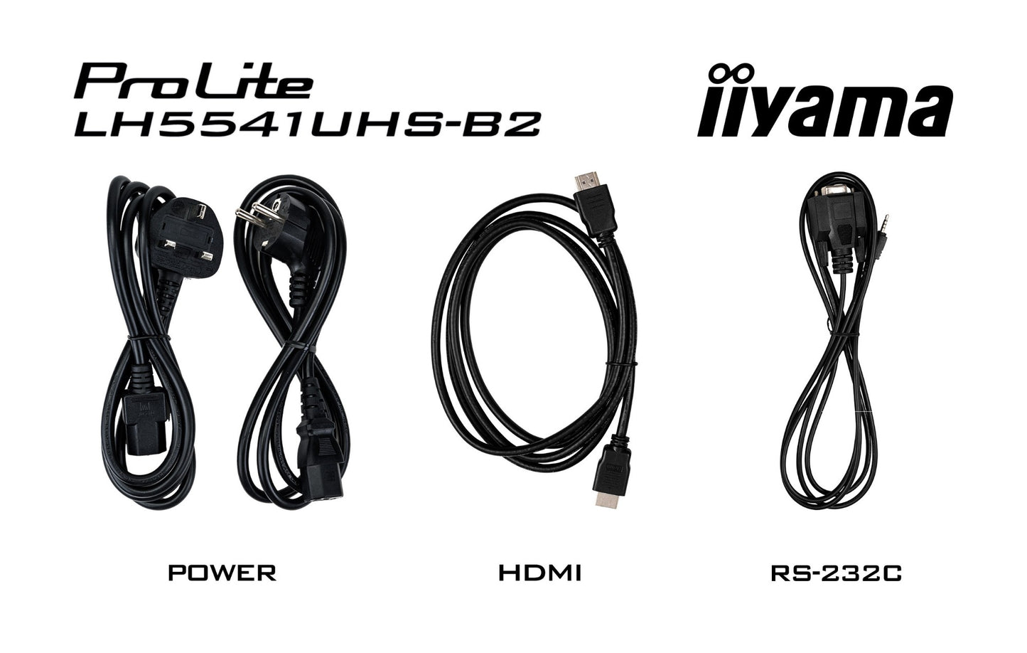 iiyama LH5541UHS-B2 Signage Display Kiosk design 138.7 cm (54.6") LCD 500 cd/m² 4K Ultra HD Black Built-in processor 24/7