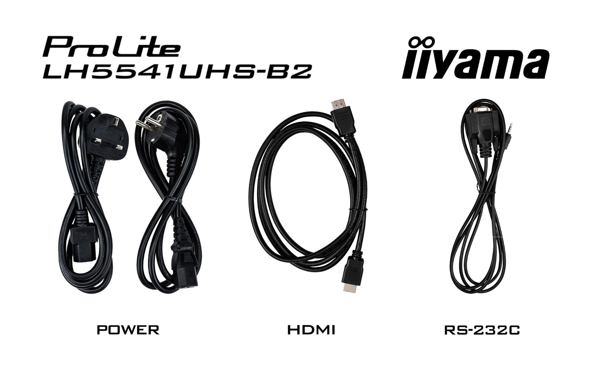 iiyama LH5541UHS-B2 Signage Display Kiosk design 138.7 cm (54.6") LCD 500 cd/m² 4K Ultra HD Black Built-in processor 24/7