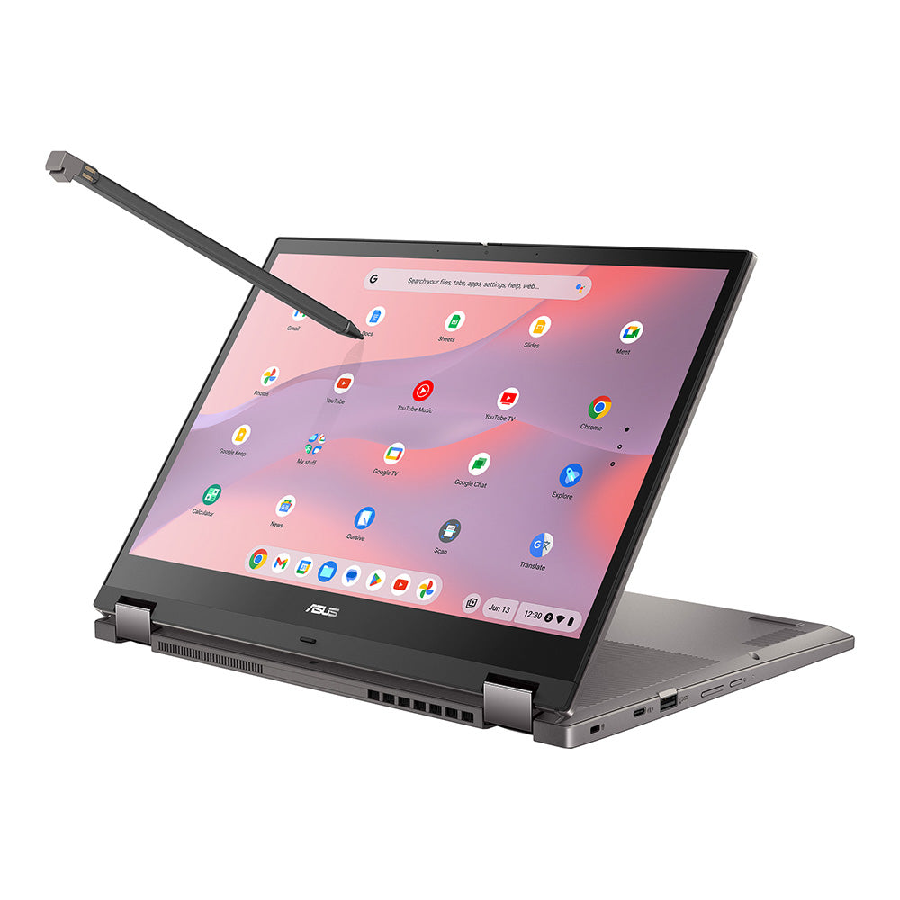 ASUS Chromebook CX34 Flip CB3401FBA-LZ0099 Intel Core i3 i3-1215U 35.6 cm (14") Touchscreen WUXGA 8 GB LPDDR4x-SDRAM 256 GB SSD Wi-Fi 6E (802.11ax) ChromeOS Grey