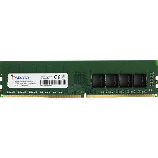 Adata Premier AD4U3200732G22-SGN 32GB DIMM System Memory DDR4, 3200MHz, 1 x 32GB