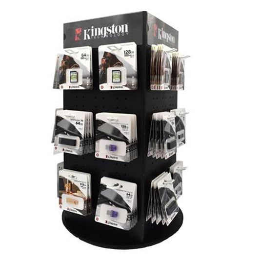 Kingston Technology Countertop Display Stand, 115 Unit Capacity