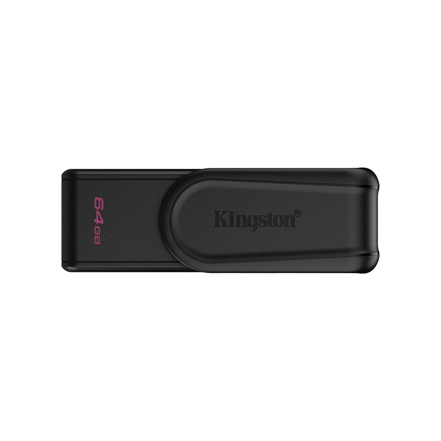 Kingston DataTraveler Exodia S DTXS/64GB USB Flash Drive, 64GB, USB 3.2,  Black, Swivel Cap Design