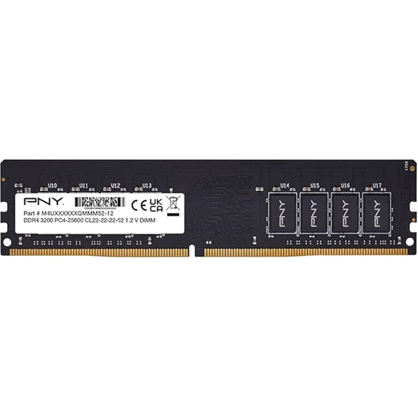 PNY MD16GSD43200-SI 16GB DDR4 3200MHz DIMM Bulk System Memory