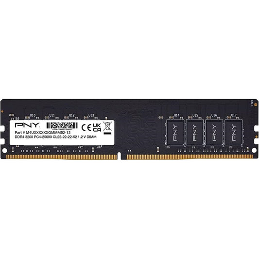 PNY MD8GSD43200-SI 8GB DDR4 3200MHz DIMM Bulk System Memory