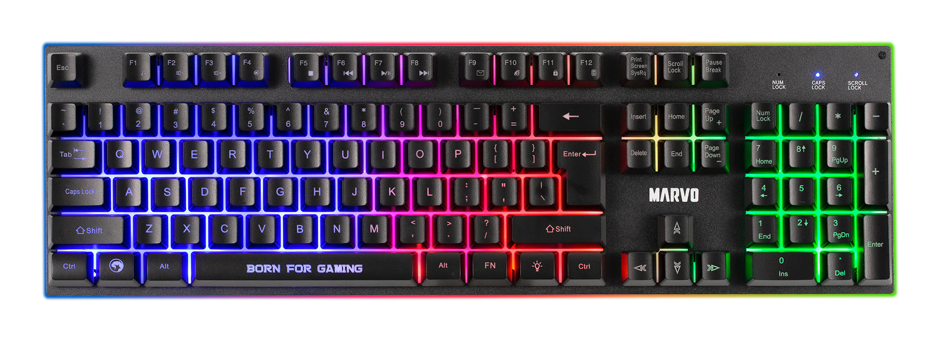 Marvo CM416 LOOT40 keyboard Mouse included Gaming USB Black