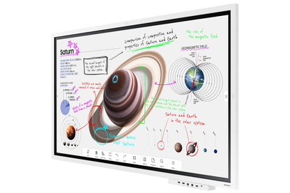 Samsung WM55B interactive whiteboard 139.7 cm (55") 3840 x 2160 pixels Touchscreen Grey, White