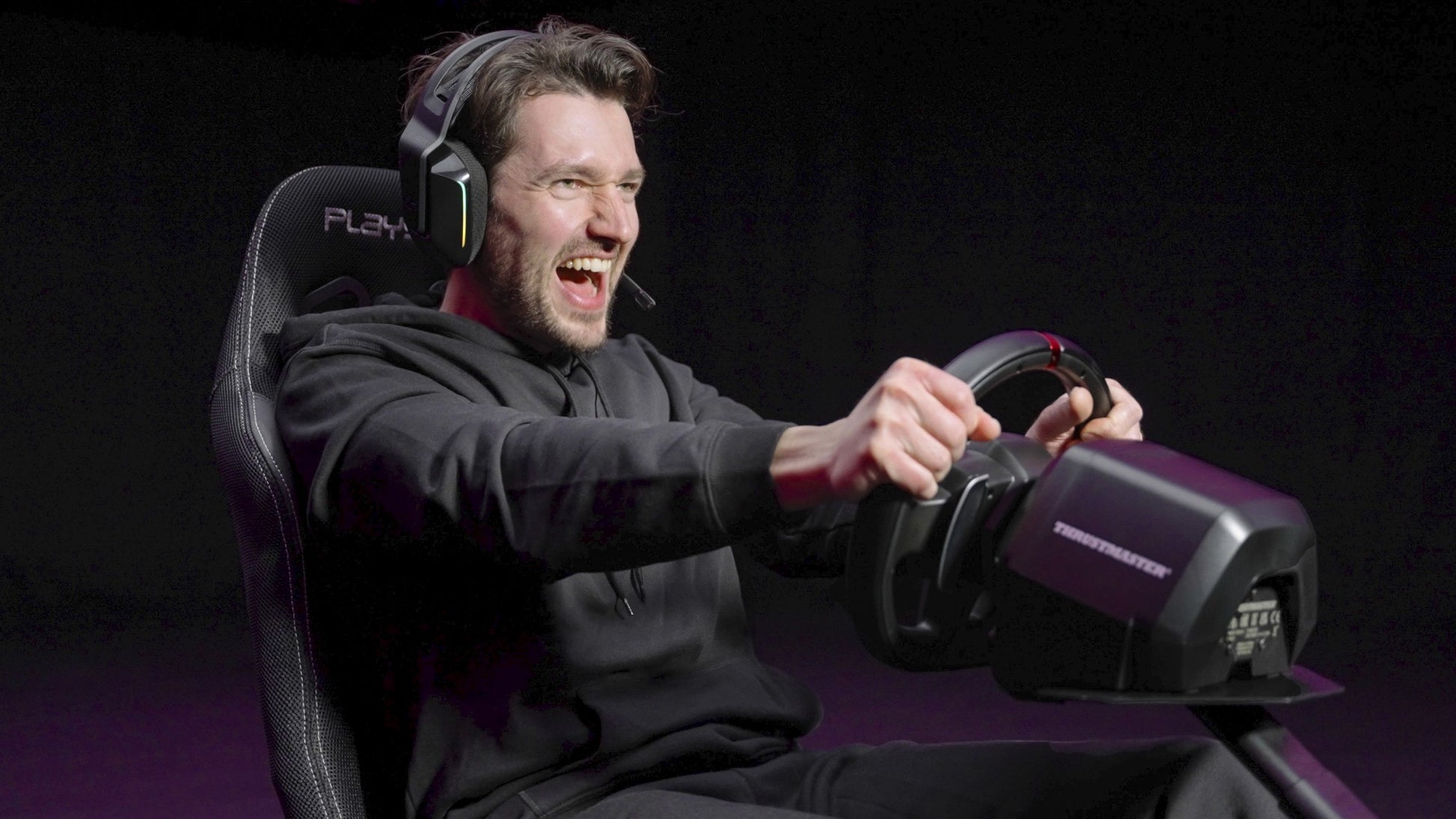 Playseat Evolution Alcantara Universal gaming chair Padded seat Black