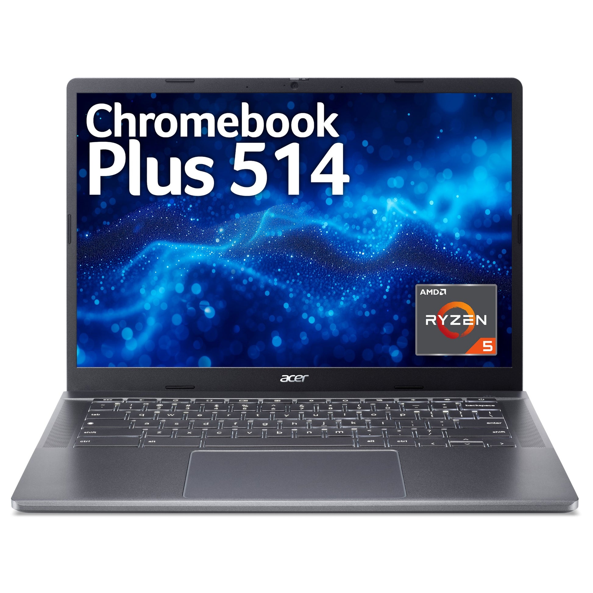 Acer Chromebook Enterprise 514 CBE574-1-R4KW R5-7520C 16GB/256GB AMD Ryzen 5 35.6 cm (14") LPDDR5x-SDRAM SSD Wi-Fi 6E (802.11ax) ChromeOS Charcoal, Grey