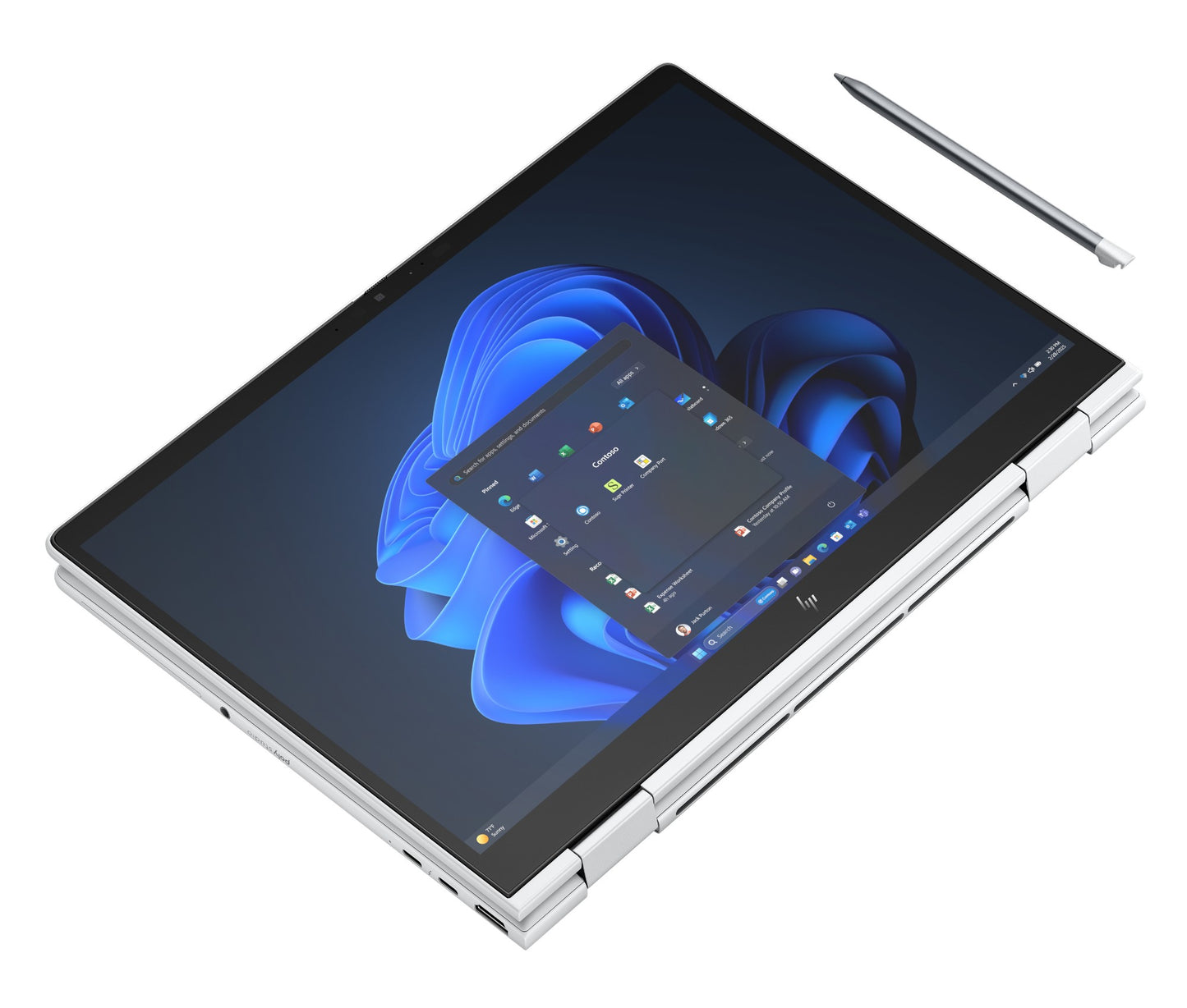 HP EliteBook 8 Flip G1i 13 inch Notebook AI PC Intel Core Ultra 7 255U Hybrid (2-in-1) 33.8 cm (13.3") Touchscreen WUXGA 16 GB LPDDR5x-SDRAM 512 GB SSD Wi-Fi 6E (802.11ax) Windows 11 Pro Silver