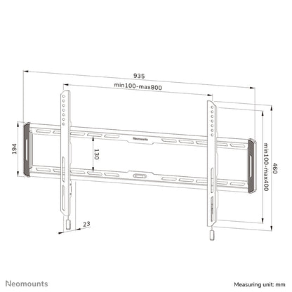Neomounts WL30-550BL18 TV mount wall 43-86" - ultra-flat - easy install