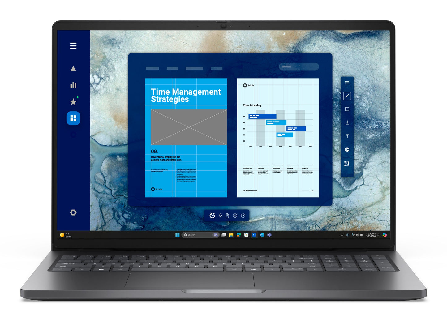 DELL Pro 16 PC16250 Intel Core 5 120U Laptop 40.6 cm (16") Full HD+ 16 GB DDR5-SDRAM 512 GB SSD Wi-Fi 6E (802.11ax) Windows 11 Pro UK English Black