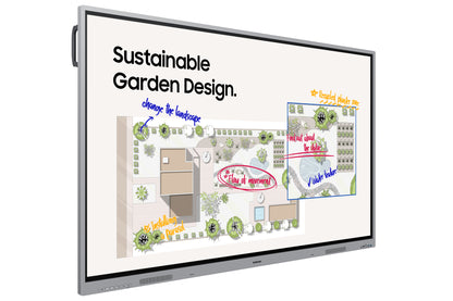 Samsung WE65FX interactive whiteboard 165.1 cm (65") 3840 x 2160 pixels Touchscreen Grey HDMI